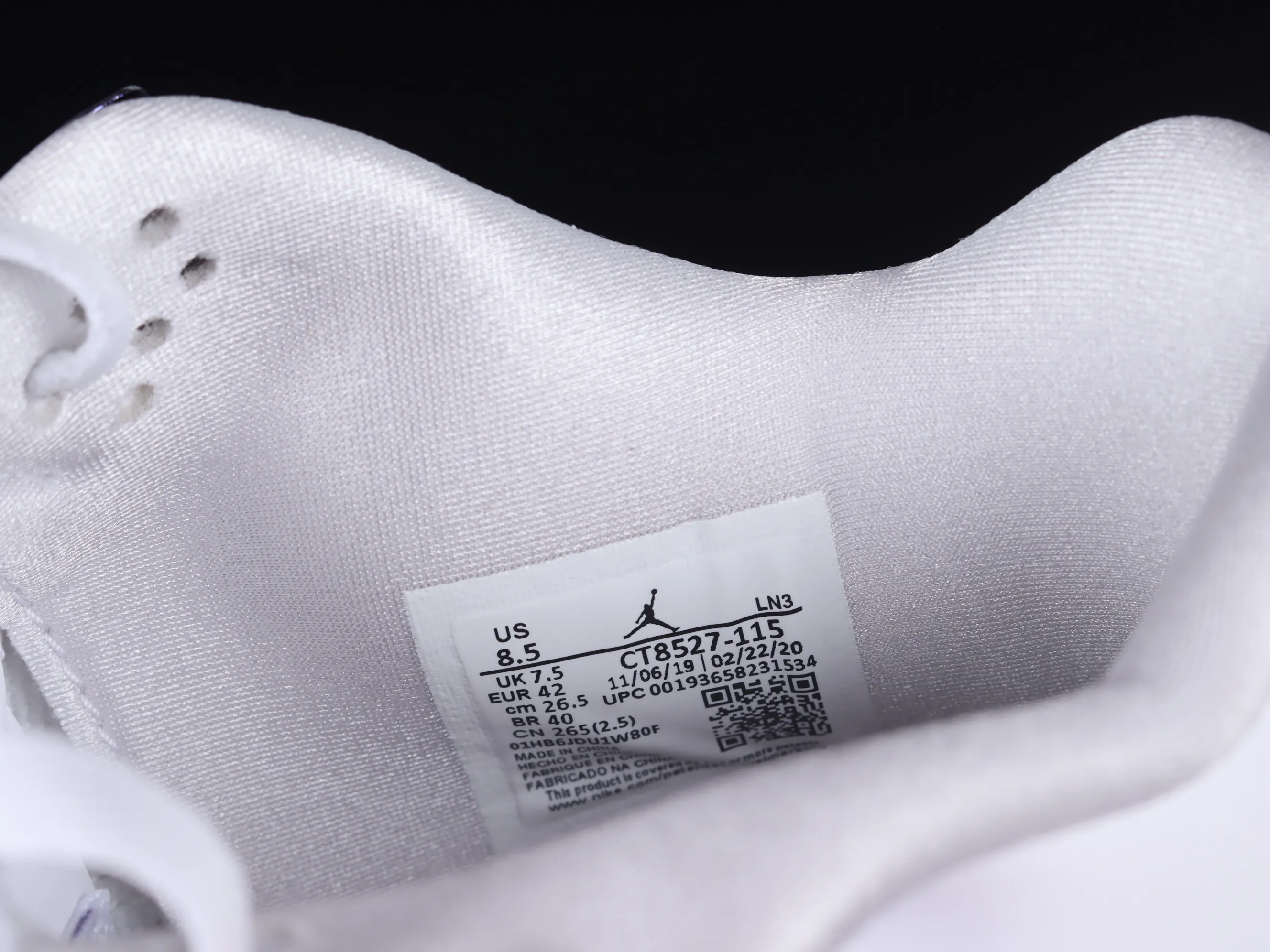All categories Air Jordan Jordan series basketball shoes Air Jordan 4 OG version Air Jordan 4 "Court Purple" AJ4 Joe 4 white and purple full head layer CT8527-115